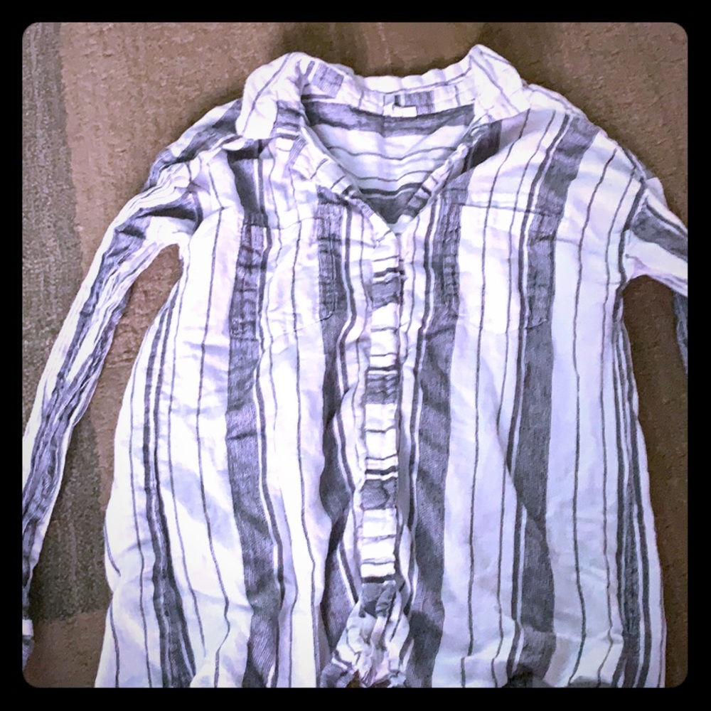 Rip curl open back collars shirt